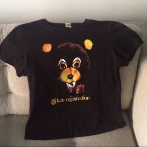 Vintage Official Kanye West ladies tee late registration